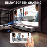 Bakupleo — Mini-projecteur Portable intelligent 4K, Android 9.0, pour Home cinéma