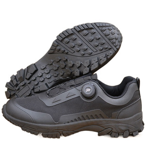 รองเท้าเดินป่าลัน หยีหนิงสีดำ หัวเข็มขัดอัตโนมัติ สวมใส่รวดเร็ว กันลื่นสำหรับกิจกรรมกลางแจ้ง พื้นรองเท้า EVA ส้นเตี้ย หน้าผ้า PU สังเคราะห์ - Product Image 5