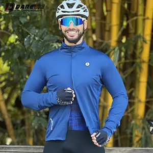 Darevie High Quality Long Sleeve Cycling Sets Winter Thermal Cycling Jacket Windproof Riding Sportswear Cycling Jersey