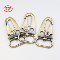 Mousqueton bec d'aigle 25 mm en alliage de zinc, finition bronze antique brossé, accessoire de ceinture d'escalade extérieur 1 pouce