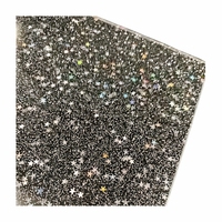 Feuille acrylique créative à sublimation avec paillettes et texture scintillante, plastique multicolore DIY pour boucles d'oreilles, bijoux et artisanat cadeau