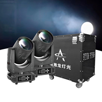 Luz de Cabeza Móvil LED DMX512 YT200/YT400 de 200/400W con Haz de Luz de Superficie y Programación Automática para Escenarios, Bodas, Conferencias y Bares