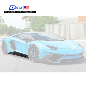 สเกิร์ตข้างคาร์บอนไฟเบอร์แบบแห้ง Aventador NOV Style สำหรับ Lamborghini Aventador LP700 2011-2015 ชุดแต่ง - Product Image 1