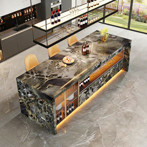 Tabourets de bar modulaires de luxe écologiques pour îlot de cuisine, mobilier de bar, comptoir <span class=keywords><strong>central</strong></span>, bar de cuisine occidentale - Product Image 1