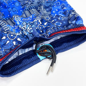 Shorts de basket-ball imprimés personnalisés tendance, style streetwear classique, en maille respirante, séchage rapide, 100% polyester, pour le sport - Product Image 6