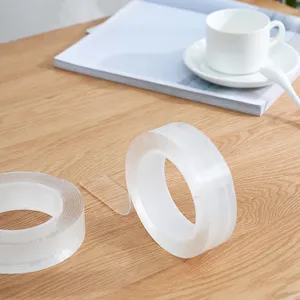 Rollos de cinta Nano de doble cara, transparente, resistente al agua, multiusos, 1m, precio muy competitivo