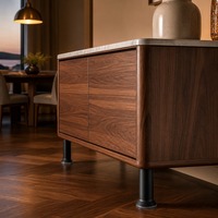 Pieds de table en fer de luxe en forme de I pour projets de canapés