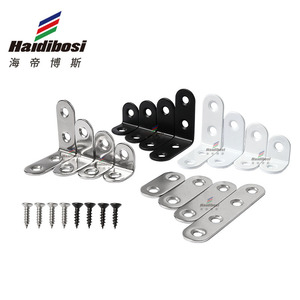 Soporte de Ángulo de Acero Inoxidable Haidibosi, Conector en Forma de L de 90 Grados para Estantes, Herraje de Fijación para Gabinetes y Sillas - Product Image 1