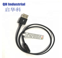 Conector USB Magnético de 5 Pines para Hombre y Mujer, Conector de Alimentación con Cable, Pulsera Inteligente, Monitor de Actividad Física