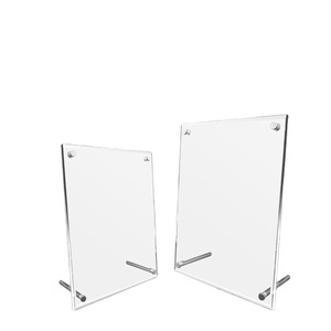 Biểu tượng tùy chỉnh rõ ràng <span class=keywords><strong>Acrylic</strong></span> <span class=keywords><strong>A4</strong></span> khung ảnh với hiện đại Lật Phong Cách bảng đứng vít vật liệu nhựa khung ảnh - Product Image 3
