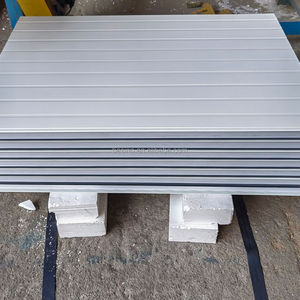 Fournisseurs de panneaux sandwich en laine de roche ignifuge à haute densité, panneau isolé pour l'isolation thermique des murs des entrepôts - Product Image 2