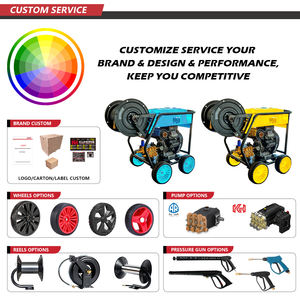 Kuhong Factory, <span class=keywords><strong>prix</strong></span> bas, 2200psi, 2600psi, 3200psi, nettoyeur haute pression pour égouts, buse de nettoyeur <span class=keywords><strong>d</strong></span>'égouts 3/8 - Product Image 2