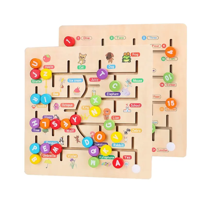 도매 사용자 정의 모험 미로 퍼즐 인터랙티브 아이 장난감 교육 게임 5-8