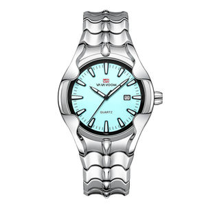 VAVA VOOM 2399 Nouvelle montre pour homme, montre à quartz haut de gamme, calendrier, étanche, personnalisée, décontractée, noire, personnalité unique, logo de marque - Product Image 5