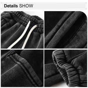 Toptan pamuk boş özel erkek koşu yıkanmış kalın özel Vintage Unisex <span class=keywords><strong>Jogger</strong></span> <span class=keywords><strong>Sweatpants</strong></span> - Product Image 4