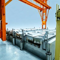 Système complet d'anodisation et de revêtement par électrophorèse pour l'usine de traitement de surface des profilés en aluminium