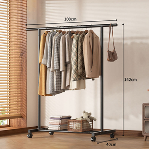 Étagère à vêtements multi-niveaux, étagère de rangement pour vêtements, unité d'étagérage robuste - Product Image 2