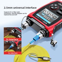 Medidor de Potencia Óptica Jingming NF-917, 10 Longitudes de Onda, Detección de Luz Roja, Probador de Cables de Red, Todo en Uno, Alta Precisión