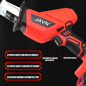 Javn <span class=keywords><strong>เลื่อย</strong></span>ไฟฟ้าไร้<span class=keywords><strong>สาย</strong></span>12000รอบต่อนาที<span class=keywords><strong>เลื่อย</strong></span>แบบชักใบ<span class=keywords><strong>เลื่อย</strong></span>ปรับความเร็วได้เครื่องมือตัดไม้แบบทำมือ - Product Image 5