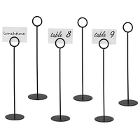 Ruimei Porte-cartes de place de 12 pouces Supports de numéro de table en métal pour cantine