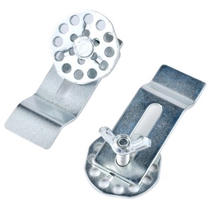 Clips de Anclaje para Fregadero Hudee, Fijaciones de Anclaje para Fregadero de Cocina de Doble/Un Solo Tazón, para Encimera Redonda de Granito, Material de Acero Metálico - Product Image 4