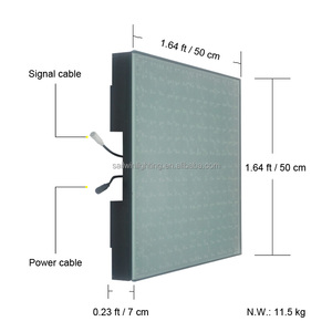 Pista de Baile LED Portátil de 20X20 Pies, Luz de Fiesta Magnética 3D, Iluminación LED para Escenarios de Discoteca para Conciertos y Fiestas - Product Image 2