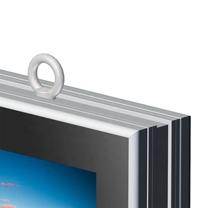 Chino fábrica de marco de aluminio rectángulo <span class=keywords><strong>led</strong></span> de <span class=keywords><strong>desplazamiento</strong></span> de la calle de cartel de publicidad caja de luz signos - Product Image 3