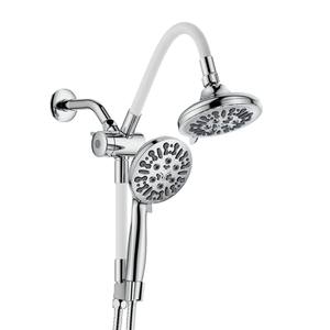 Universal Handheld <b>Shower</b> Set With Overhead Rain Head Wall Mounted Bathroom <b>Shower</b> <b>System</b> - Product Image 1