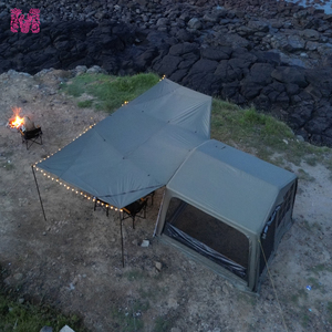 Tienda <span class=keywords><strong>de</strong></span> campaña Glamping para 3-4 personas, tienda <span class=keywords><strong>de</strong></span> aire inflable impermeable <span class=keywords><strong>de</strong></span> configuración rápida para adultos, tienda al aire libre automática por bomba eléctrica - Product Image 1
