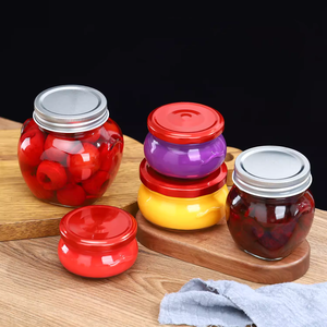 Bocaux <span class=keywords><strong>en</strong></span> verre hermétiques vides pour aliments, 280ml, 350ml, 500ml, 630ml, pour confiture, <span class=keywords><strong>cornichons</strong></span>, miel, avec couvercle à vis, vente <span class=keywords><strong>en</strong></span> gros - Product Image 3