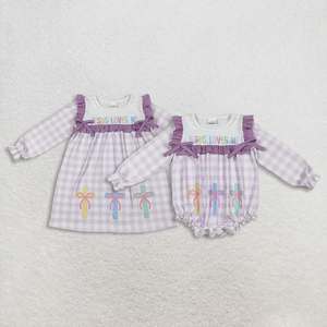 Ropa de Bebé Niña para Pascua, Estilo Boutique, con Estampado de Jesús Me Ama, Manga Larga - Product Image 1