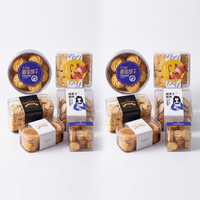Emballages personnalisés, boîtes en plastique PET carrées transparentes, jetables, recyclables, de qualité alimentaire, avec couvercles pour gâteaux, pain, sushis