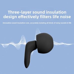 Tapones de silicona reutilizables 29DB insonorizados y suaves para conciertos y dormir, con reducción de ruido para protección auditiva - Product Image 3