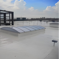 Membrane d'étanchéité de toiture TPO moderne, autocollante, résistante aux UV, thermosoudable, pour usage extérieur, épaisseur 1,2 mm-2 mm, taille personnalisée