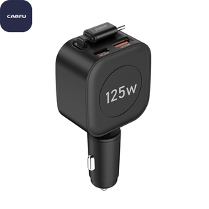 อะแดปเตอร์ USB-C ชาร์จเร็วพิเศษ 3-in-1 กำลังไฟ 125W พร้อมสายชาร์จแบบยืดหดได้ 80 ซม. หัวหมุนได้ รองรับ PD30W และ QC30W - Product Image 1