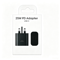 Prise de charge super rapide 25W PD QC3.0 pour ordinateur portable, téléphones mobiles, écouteurs, port Type-C, ABS/PC ignifuge, universel 100-240V