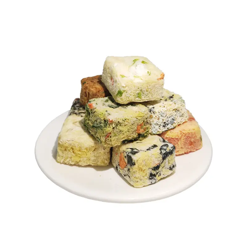 High Quality Chinese Vegetable Freeze Dried Instant Egg Soup Cubes