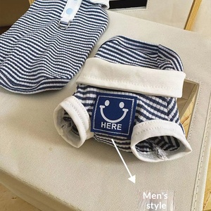Arnés tipo chaleco de punto acanalado con cuello polo y botones, antiescape, para cachorros pequeños y gatos, ideal para paseos de verano. Venta al por mayor. - Product Image 3