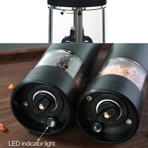 Juego de Molinillos de Sal y Pimienta Recargables por USB-C, de Plástico, Gran Capacidad, Material de Grado Alimenticio, Multifuncional, Color Rosa, para Barbacoa - Product Image 4