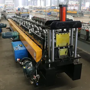 Hoge Kwaliteit Gegalvaniseerd K Gutter Metalen Staal Downspouts Koude Roll Forming Machine Voor Verkoop