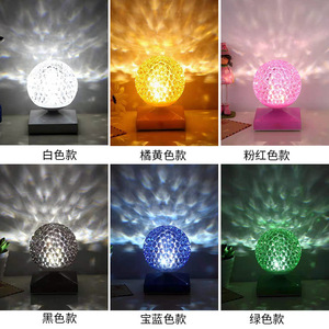 Lámpara de Mesa LED Recargable Creativa Transfronteriza, Bola de Cristal Ambiental, Luz Nocturna Popular para Decoración de Sala de Estar y Mesita de Noche - Product Image 4