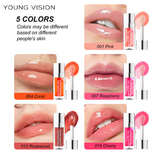 Young Vision Lip Glow Oil 5 colores Brillo labial hidratante para labios voluminosos y brillantes - Product Image 1