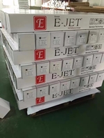 EJET Vinyle auto-adhésif amovible à colle blanche sur autocollant en vinyle pour fenêtre perforée