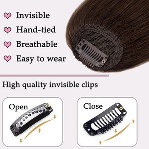 <span class=keywords><strong>Flequillo</strong></span> con Clip de Cabello Humano Real, <span class=keywords><strong>Flequillo</strong></span> con Clip, con Patillas, Postizos, Extensiones de <span class=keywords><strong>Flequillo</strong></span> Falso para Mujer - Product Image 2