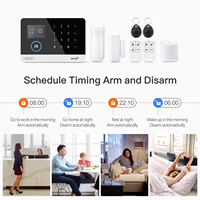 Venta Directa de Fábrica, Kit de Alarma Inteligente para el Hogar Tuya, Sistema de Alarma Antirrobo Wifi GSM para Casa con Control por Aplicación PST-WG103-4G