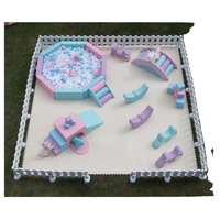 Terrain de jeu intérieur Jumper Castle Maison gonflable à rebond Toboggan à billes en plastique