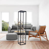 Fournisseur Modern Home Decor Luxury Living Room Table Stand Led Light Lampadaire