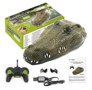 Barco de Carreras Eléctrico con Control Remoto de 2.4G, Modelo Flytec V002 con Cabeza de Cocodrilo, Juguete de Regalo, Gran Oferta 2024 - Product Image 2