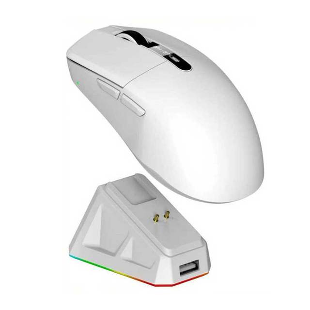 X12 Tri-Mode Lightweight Gaming Mouse PAW3311 Chip With Charging Dock Power Indicator for Laptop Desktop PC