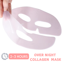 Pack de masque facial au collagène personnalisable-Hydrogel infusé au bio collagène pour une routine de soins de la peau personnalisée